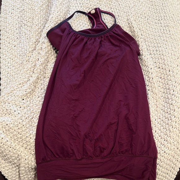 Lululemon Purple No Limit Tank - Picture 1 of 6